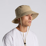 Nylon Wide Brim Bucket Hat 1174